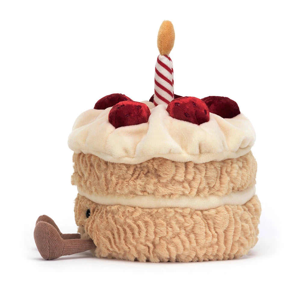 Jellycat Amuseables Birthday Cake – Peluche gâteau d’anniversaire JELLYCAT