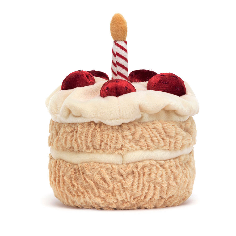 Jellycat Amuseables Birthday Cake – Peluche gâteau d’anniversaire JELLYCAT