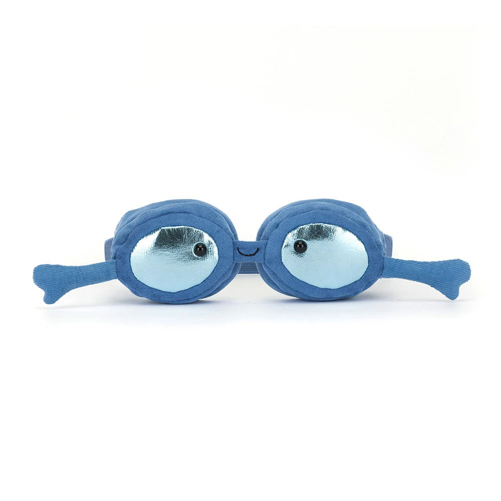 Jellycat Amuseables Sports Swimming Goggles – Peluche lunettes de natation JELLYCAT